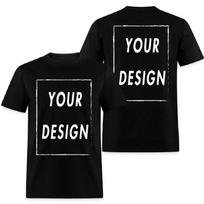 Individualizuoto logotipo T-shirt spausdinimas Vaizdas Tekstas Komandos pavadinimas Vyriški vasariniai trumparankoviai viršutiniai drabužiai 4XL