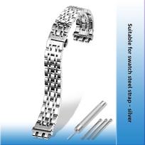 17mm 19mm 21 nerūdijančio plieno laikrodžio apyrankė Swatch YCS YAS YGS YRS IRONY laikrodžiams Metalinė laikrodžio grandinėlės apyrankė vyrams moterims Modifikacija Apyrankė 17mm sidabras
