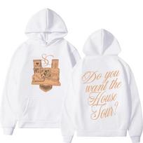 Do You Want The House Tour Sabrina Carpenter Vintage Print Hoodie Men Wome Pullover Long-sleeved Fashion Sweatshirt Tops S