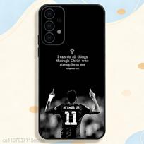 Futbolo sportas N-Neymar_S Šaunus telefono dėklas Samsung S25,S26,S24,S21,S22,S23,S30,Ultra,S20,Plus,Fe,Lite,5G Juodas dangtelis SamsungS235G black