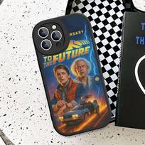 Back To The Future Phone Case For IPhone 16 15 14 13 12 11 Pro Max Plus Leather Cover iPhone 14 pro