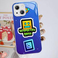 Game Geometry Dash For IPhone 14 13 12 Mini 11 Pro XS Max X XR 14 Plus Tempered Glass Cover iphone 11