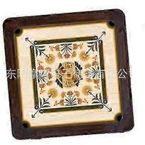 Carrom lenta rinkinys Premium stalo žaidimas Kietmedžio kraštai Visiems žaidėjams Pradedantiesiems 30cm