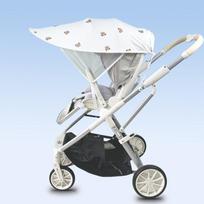 Universali vaikiško vežimėlio apsauga nuo saulės, Vežimėlio apsauga nuo saulės, Prailginta apsauga nuo saulės, Kūdikio skėtis, UV spinduliams atsparus stogelis