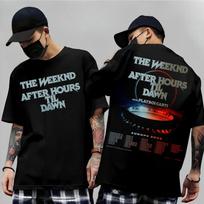 The Weeknd 2026 After Hours Til Dawn Pasaulinės Ekskursijos Medvilniniai Trumpomis Rankovėmis Marškinėliai Dovana Gerbėjams Unisex S3XL RB Stiliaus Marškinėliai Viršūnės S