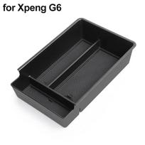 For Xpeng G6 Car Center Console Tray Armrest Storage Interior Organizer Tidying Accessories Stowing Box I3E6