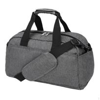 Small Gym Bag Mini Duffel for Women Men Versatile Tote with Shoulder Strap Weekend Fitness pilka spalva
