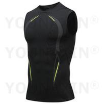 Vyriški berankoviai marškinėliai bazinis sluoksnis liemenė krepšiniui sportui prigludę sporto salės fitnesui bėgiojimui lauko marškinėliai S M L XL 2XL 3XL S juoda