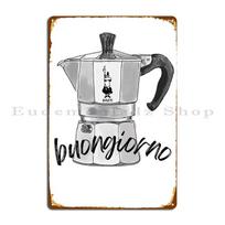 Bialetti Coffee Maker Metal Sign Classic Personalized Design Pub Designing Tin Sign Poster 20x30cm
