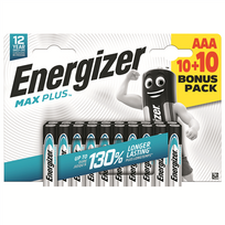 Baterijos Energizer Max Plus LR03 AAA BL10+10