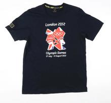 Londonas 2012 Vyrų Juodi Olimpiniai Marškinėliai, Dydis S, Sportas S
