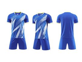 Unisex Futbolo Džersio Rinkinys XS-4XL: Vasaros treniruočių ir varžybų uniforma L ryškiai mėlyna spalva