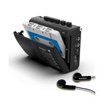Panda 6501 Nešiojamas juostinis AM/FM radijas Retro kasetinis muzikos grotuvas Walkman Kasetiniai diktofonai su garsiakalbiu 3,5 mm ausinių atkūrimas