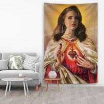Lana Del Rey Tapestry Or Flag Tapestry Printed Outdoor For Decoration Tapestry American Pop Singer Wall Decoration Home Tapestry 74x94cm(29x37in)