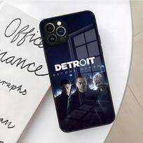 Game Detroit Become Human Phone Case for Iphone 17 16 Air 15 14 12 11 13 Pro Max Mini X Xr Xs Se Puls glass Cover iPhone 16 Pro Max