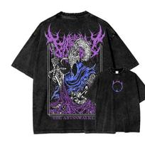 Bestselling Dark Souls Washed T-Shirt Soft Loose Unisex Couple Style Personalized Street Fashion Apparel for Anime Lovers M