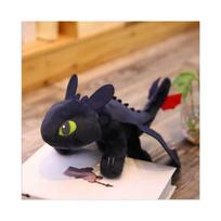 How to Train Your Dragon Toothless Night Fury Stuffed Plush Toy Doll Soft Toys 20cm balta
