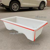 1.5m Large-Capacity Flat-Bottom Sheep and Pig Feeder Trough for Aquaculture