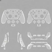 1 rinkinys priekinis korpuso skydelis žaidimų valdikliui Gamesir G7 Pro magnetinis korpuso dangtelis keičiamoji dalis žaidimų valdiklio priedai