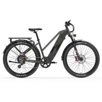 LANKELEISI MX600PRO 500W variklis 48V20AH Baterija 27,5  Padangos Miesto dviratis 48V 500W 20Ah pilka