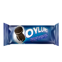 Kakaviniai sausainiai su vaniliniu kremu OYLUM, 38g x 24vnt