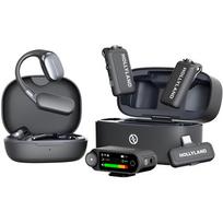 Hollyland LARK MAX 2 Ultimate Combo with OWS Monitor Earphone + Camera RX + USB-C RX