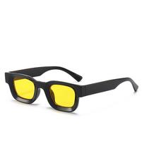 Madingi maži kvadratiniai akiniai nuo saulės moterims, vyrams, prabangaus prekės ženklo, retro stiliaus, su UV400 apsauga, populiariausi akiniai nuo saulės Sunglasses