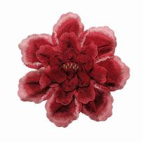 Retro 3D siuvinėtos aplikacijos Didelės siuvamos ant gėlių peony siuvinėjimo lipdukas Etninio stiliaus audinio reikmenys Siuvimo reikmenys rožinė