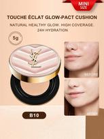 Yves Saint Laurent TOUCHE ÉCLAT GLOW-PACT Pagrindas su kempinėle 5g / 0.17 Oz mini 5g