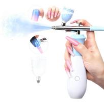 Nail Airbrush Pen 0.3mm Fine Nozzle 25PSI Sprayer Power USB Charging Design Portable Cordless Device For Artistic Manicure 1