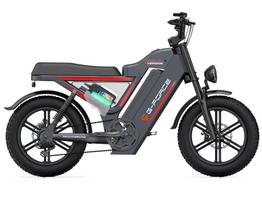 G-FORCE ZMPRO Adult Motorcycle Style Electric Bike 750W Powerful Motor 52V40AH Large Battery 20-Inch Tires All-Terrain Off-Road E-Bike for Adults