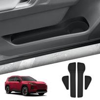 4 vnt. Toyota RAV4 2026 Priekinių ir galinių durų rankenėlių organizatoriaus dėklas Durų šoninė daiktadėžė TPE Automobilio interjero aksesuarai Juodas