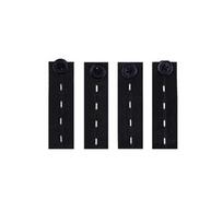 4pcs Waistband Extender Buckle Elastic Adjustable Pant Extension Maternity Pants Stretch Button