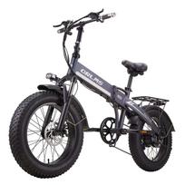 ORLMS S9F Folding Electric Bike, 48V 13Ah Removable Battery, 20 ×4.0 Fat Tires pilka