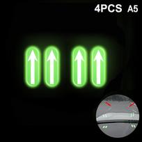 2pcs Car Parking Aid Guide Markers & Wheel Alignment Stickers,Low-Light Visibility Parking Lines, Beginner Driver Assistance