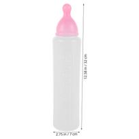 Oversized Jumbo Plastic Baby Bottle Giant Newborn Milk Bottle Prank Baby Shower Funny Carnival Prop Newborn Bottles rožinė