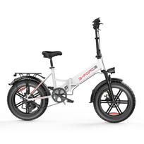 G-FORCE RC-ST Suaugusiųjų sulankstomas elektrinis dviratis 750W variklis 48V 15AH baterija 20 colių ratai Visureigis E-dviratis kelionėms lauke ir miesto susisiekimui balta