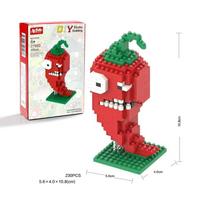 16 Stilių Plants vs Zombies 2 Vaikų Išminties Kaladėlės Žaislinė Figūrėlė Saulėgrąža Žirnių Mėtytojas Vyšnių Kūgiagalvis Zombis Žaidimas Vaikų Dovana