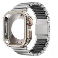 Titanium Strap+Metal Case for Apple Watch Band Ultra 3/2 49mm 46mm 45mm 44mm Alloy Shell Cover for Iwatch Series 11 10 9 8 7 SE3 Titanium Material&For Ultra 3 2 1 49mm