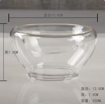 Double Layer Bubble Glass Ware, Dessert Plates, High-end Restaurant Cold Dishes, Japanese Cuisine Sashimi Plates, Art Tableware