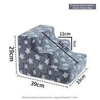 Star Pet Stairs Foam Steps Dog Stairs New Pet Safety Ramp  Climbing Ladder Blue-S