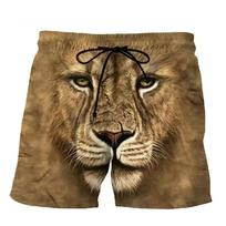 Fashion Funny Elephant Animal Graphic Printed Men's Beach Shorts 3D Printing For Men's Casual Shorts Men's and Women's Shorts XXS