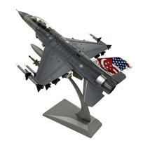 1:72 mastelio F-16D atakos lėktuvas, metalinis lietas lėktuvas, komplekte yra lydinio stovas kolekcijai ar dovanai