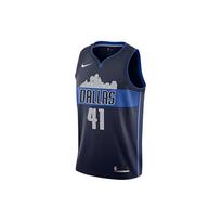 Nike NBA Jersey Dirk Nowitzki Basketball Vest Mavericks 41 Limited Edition Men jersey Blue 877202-420 XL