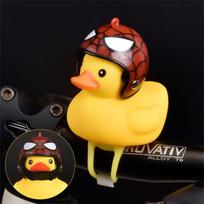 Dviračio anties skambutis MTB plento dviračio motociklo šalmo važiavimo dviračiu priedai su šviesa Duck + animation  helmet
