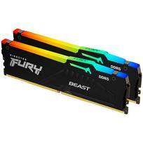 Kingston FURY Beast EXPO/DDR5/64GB/6000MHz/CL36/2x32GB/RGB/Black | KF560C36BBE2AK2-64 | 740617350296