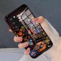 Five Nights At Freddys žaidimo telefono dėklas Samsung A25 A13 A33 5G A54 A36 A35 A56 A52 A14 apsaugai nuo smūgių su stikliniu dangteliu Samsung A14