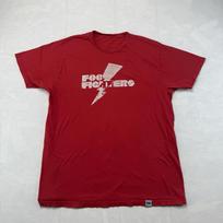 Foo Fighters 2007 T-shirt Raudonas Žaibo Iškrovos Grupės Marškinėliai Vyriški Vidutinio Dydžio S