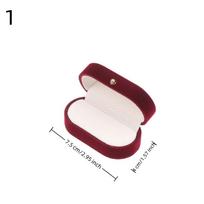 Flocking Gold Buckle Jewelry Box Pendant Ring Necklace Earring Bracelet Display Storage Box Luxury Feelings Packaging Box