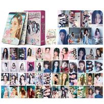 S 55Pcs/Set Kpop Idol Girls Group ILLIT Latest Album Series HD Printd Lomo Cards YUNAH MINJU MOKA WONHEE IROHA Pocards Fans Gifts